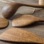 Производитель оптом новые продукты куриные крылышки деревянный котел лопата ложка кухонная лопата ложка несвязанная кастрюля лопата логотип — изображение 3