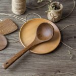 Производитель оптом новые продукты куриные крылышки деревянный котел лопата ложка кухонная лопата ложка несвязанная кастрюля лопата логотип — изображение 2