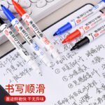 Маленькая двуглавая ручка 0.5 мм тонкая головка 1 мм толстая учительская доска — изображение 4