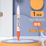Маленькая двуглавая ручка 0.5 мм тонкая головка 1 мм толстая учительская доска — изображение 10