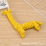 Домашние животные игрушки собаки игрушки грызть зубы игрушки щенки игрушки игрушки хлопчатобумажные веревки вязать жирафы игрушки оптом — изображение 4