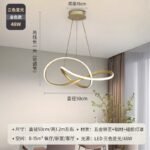 Постмодернистская LED ресторанная люстра Простая современная творческая индивидуальность Красный светильник Северный бар гостиная люстра — изображение 6