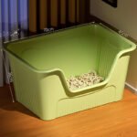 Большой утолщенный кошачий котенок, закрытый от внешнего брызг, полностью открытый, полузакрытый котенок Мэн, большой котенок для кошачьего дерьма. — изображение 40