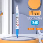 Маленькая двуглавая ручка 0.5 мм тонкая головка 1 мм толстая учительская доска — изображение 14