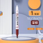 Маленькая двуглавая ручка 0.5 мм тонкая головка 1 мм толстая учительская доска — изображение 12