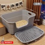 Большой утолщенный кошачий котенок, закрытый от внешнего брызг, полностью открытый, полузакрытый котенок Мэн, большой котенок для кошачьего дерьма. — изображение 23