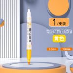 Маленькая двуглавая ручка 0.5 мм тонкая головка 1 мм толстая учительская доска — изображение 11