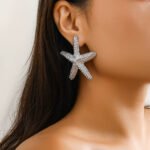 Amazon Симеон Пляжные украшения Летний отдых на пляже Морские звезды Природные улитки Серьги Ожерелье — изображение 7