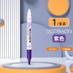 Маленькая двуглавая ручка 0.5 мм тонкая головка 1 мм толстая учительская доска — изображение 9
