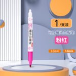 Маленькая двуглавая ручка 0.5 мм тонкая головка 1 мм толстая учительская доска — изображение 15