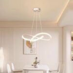 Постмодернистская LED ресторанная люстра Простая современная творческая индивидуальность Красный светильник Северный бар гостиная люстра — изображение 2