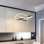 Постмодернистская LED ресторанная люстра Простая современная творческая индивидуальность Красный светильник Северный бар гостиная люстра — изображение 3