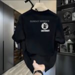Мужская одежда высокого качества American Man Корейская версия Летние свободные хлопчатобумажные воротнички ins с короткими рукавами t — изображение 6