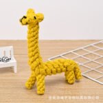 Домашние животные игрушки собаки игрушки грызть зубы игрушки щенки игрушки игрушки хлопчатобумажные веревки вязать жирафы игрушки оптом — изображение 2