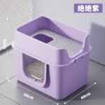 Большой утолщенный кошачий котенок, закрытый от внешнего брызг, полностью открытый, полузакрытый котенок Мэн, большой котенок для кошачьего дерьма. — изображение 52