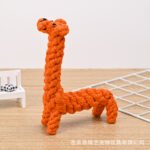 Домашние животные игрушки собаки игрушки грызть зубы игрушки щенки игрушки игрушки хлопчатобумажные веревки вязать жирафы игрушки оптом — изображение 3