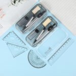 7 комплектов JY - 6006 Линии Цилиндр Инструменты для рисования Цилиндр Комплект учебных материалов Комплект металлических циркулей — изображение 5