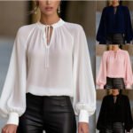 2026 Amazon Wish Независимая станция Трансграничные французские фонари, рукава, рубашки, женские блузки