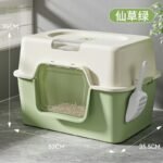 Большой утолщенный кошачий котенок, закрытый от внешнего брызг, полностью открытый, полузакрытый котенок Мэн, большой котенок для кошачьего дерьма. — изображение 59