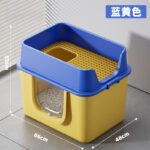 Большой утолщенный кошачий котенок, закрытый от внешнего брызг, полностью открытый, полузакрытый котенок Мэн, большой котенок для кошачьего дерьма. — изображение 55